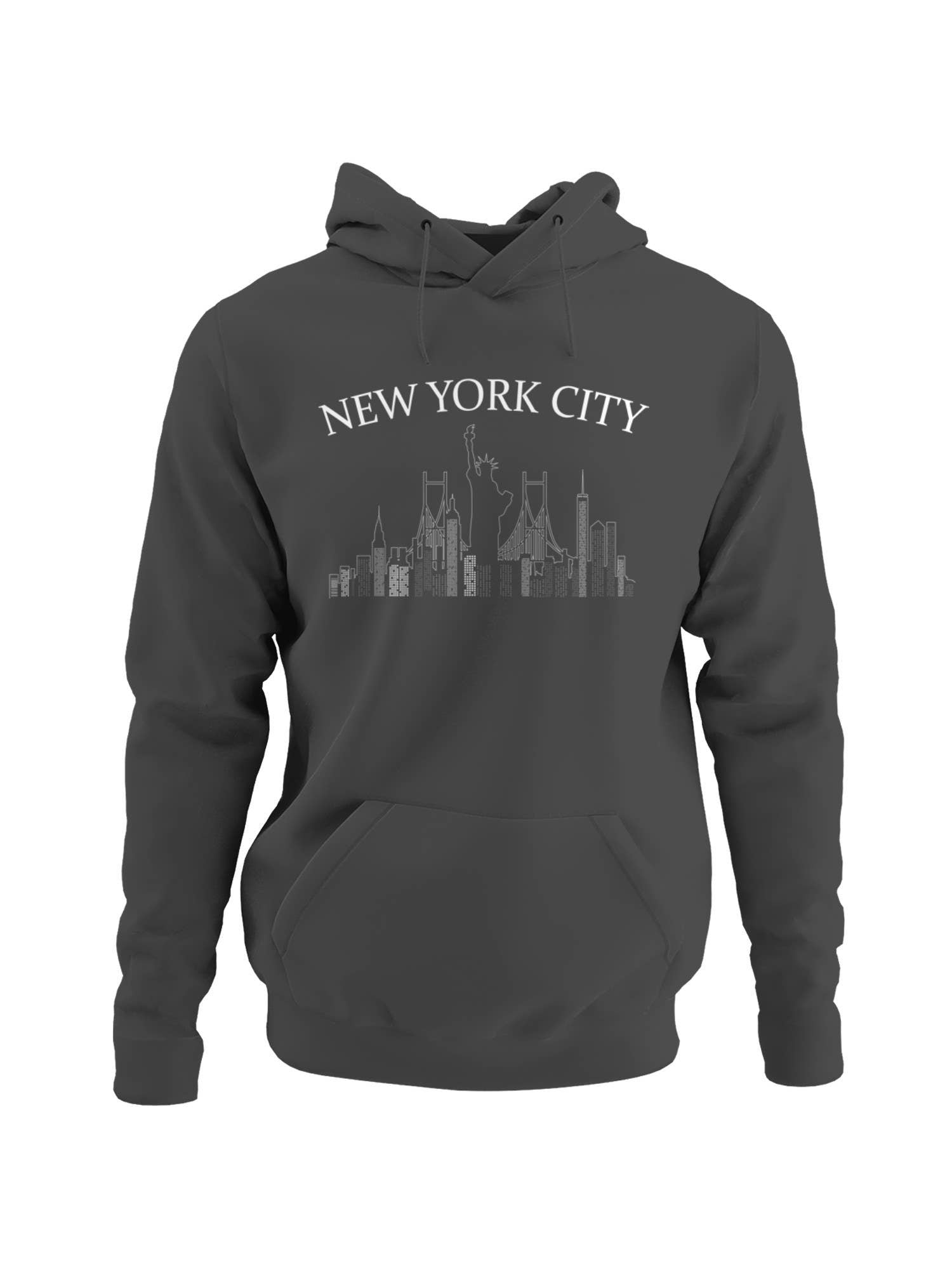 Nyc Skyline Art Print Men's Hoodie
