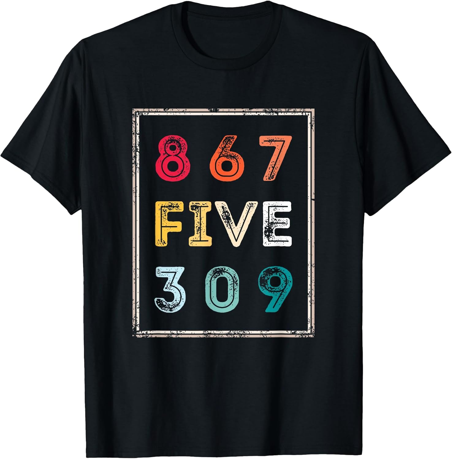 8675309 Nostalgic and Funny 80s & 90s Rontee Co. Unisex T-shirt, Sweatshirt, Hoodie, Long Sleeve Tee