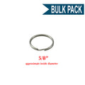 Heavy Duty Split Key Ring Nickel Plated 5/8 Inch Diameter (USA)-Bulk Pack of 100