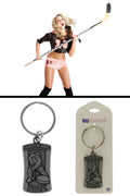 Sports Theme Hockey Guardian Angel Key Chain KEKC4999