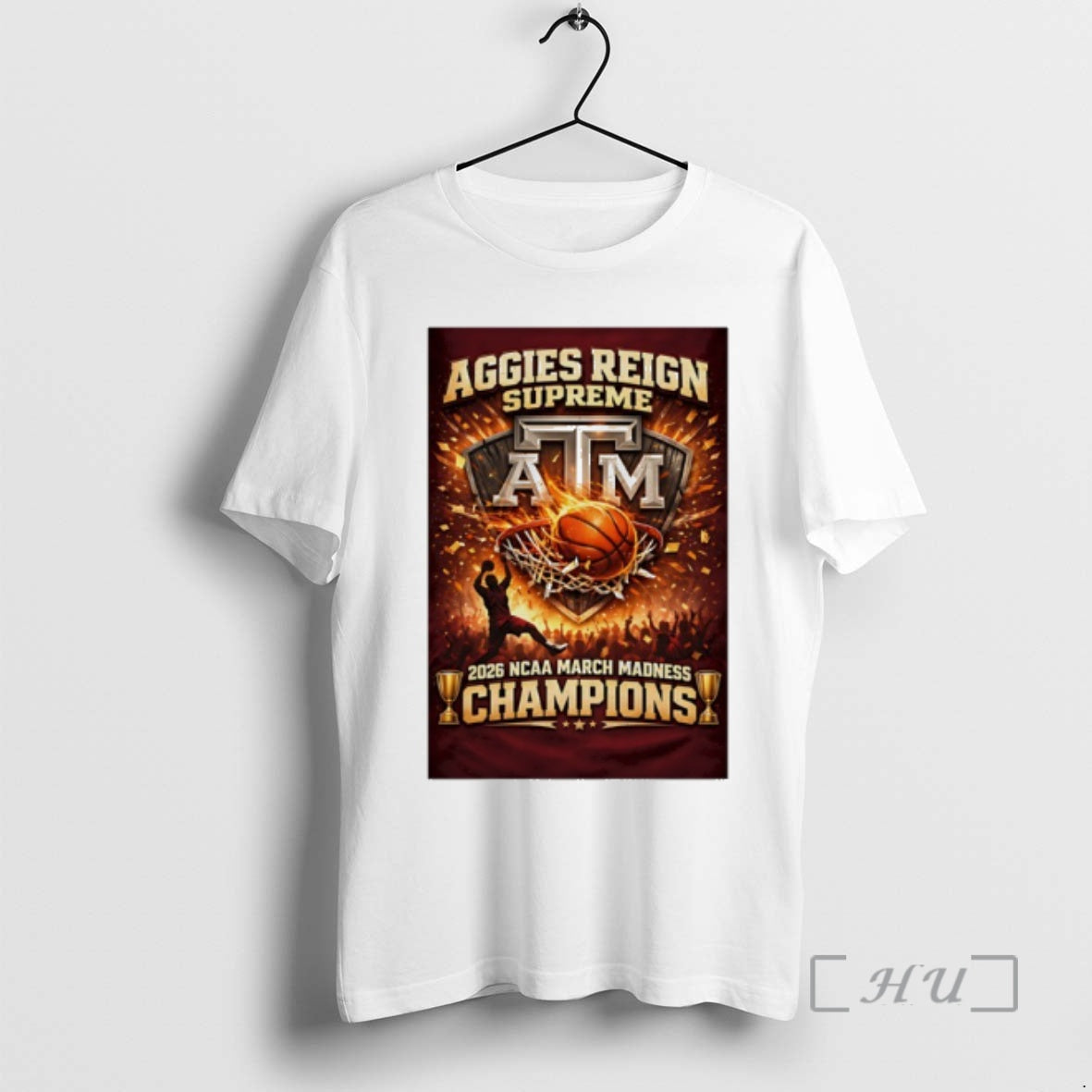 Officials Texas Am Aggies 2026 March Madness Champions Basketball Unisex T-shirt, Sweatshirt, Hoodie, Long Sleeve Tee