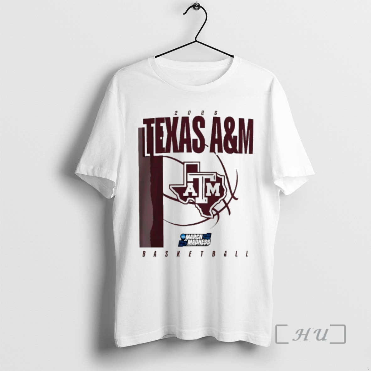 Officials Texas Am Aggies Basketball 2026 March Madness Logo Unisex T-shirt, Sweatshirt, Hoodie, Long Sleeve Tee