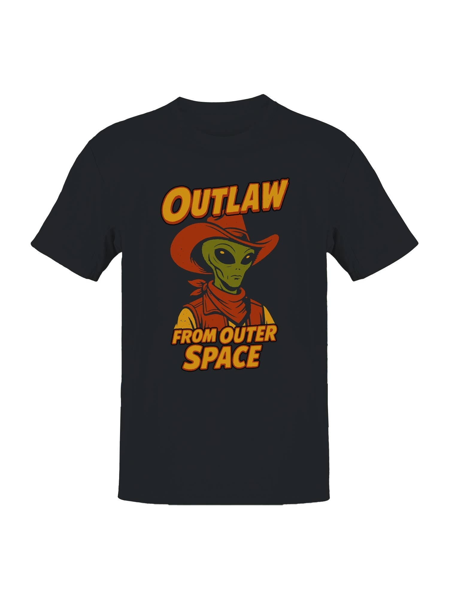 Alien Outlaw from Outer Space Men's T-Shirt