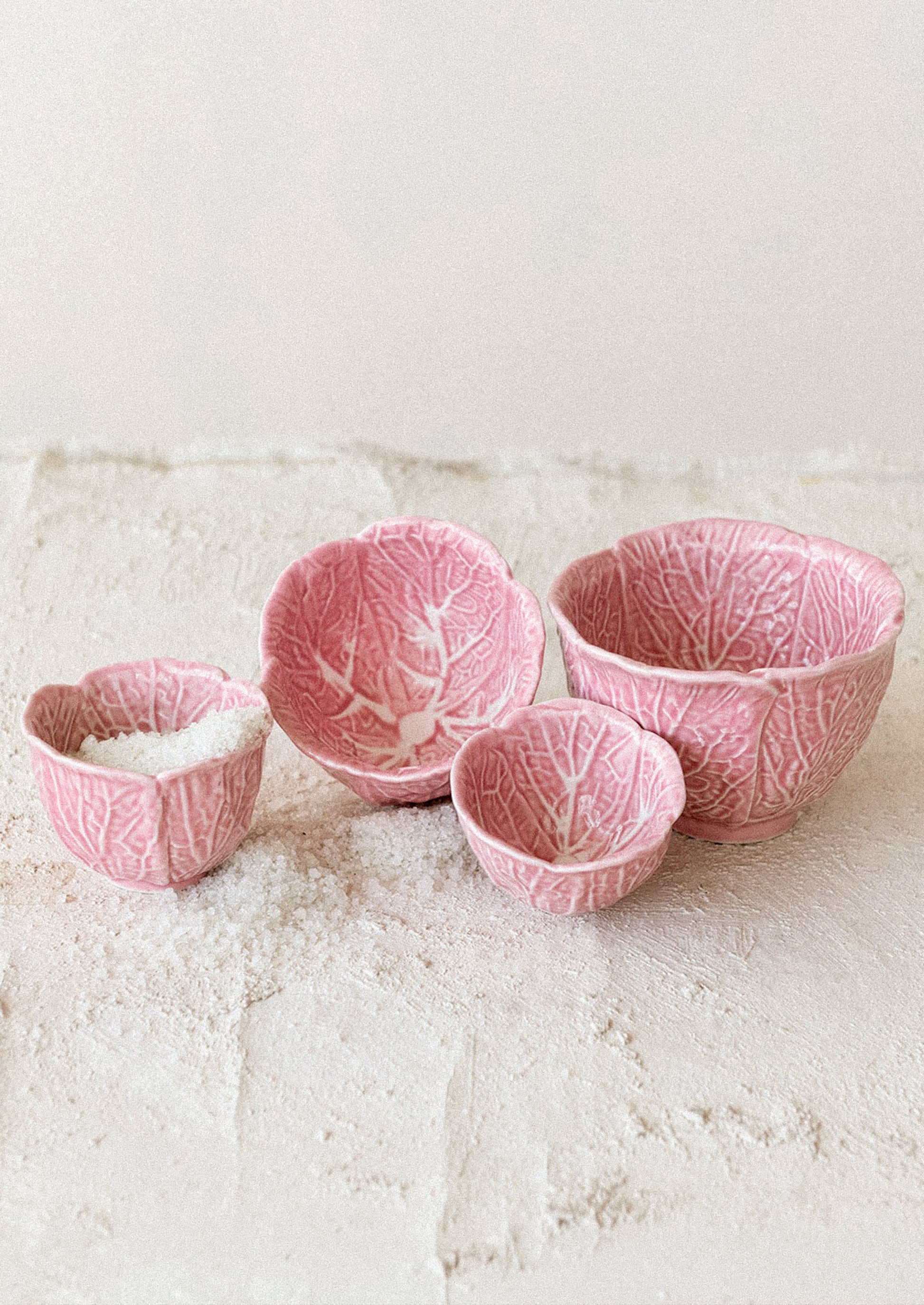 Pink Cabbage Nesting Bowl