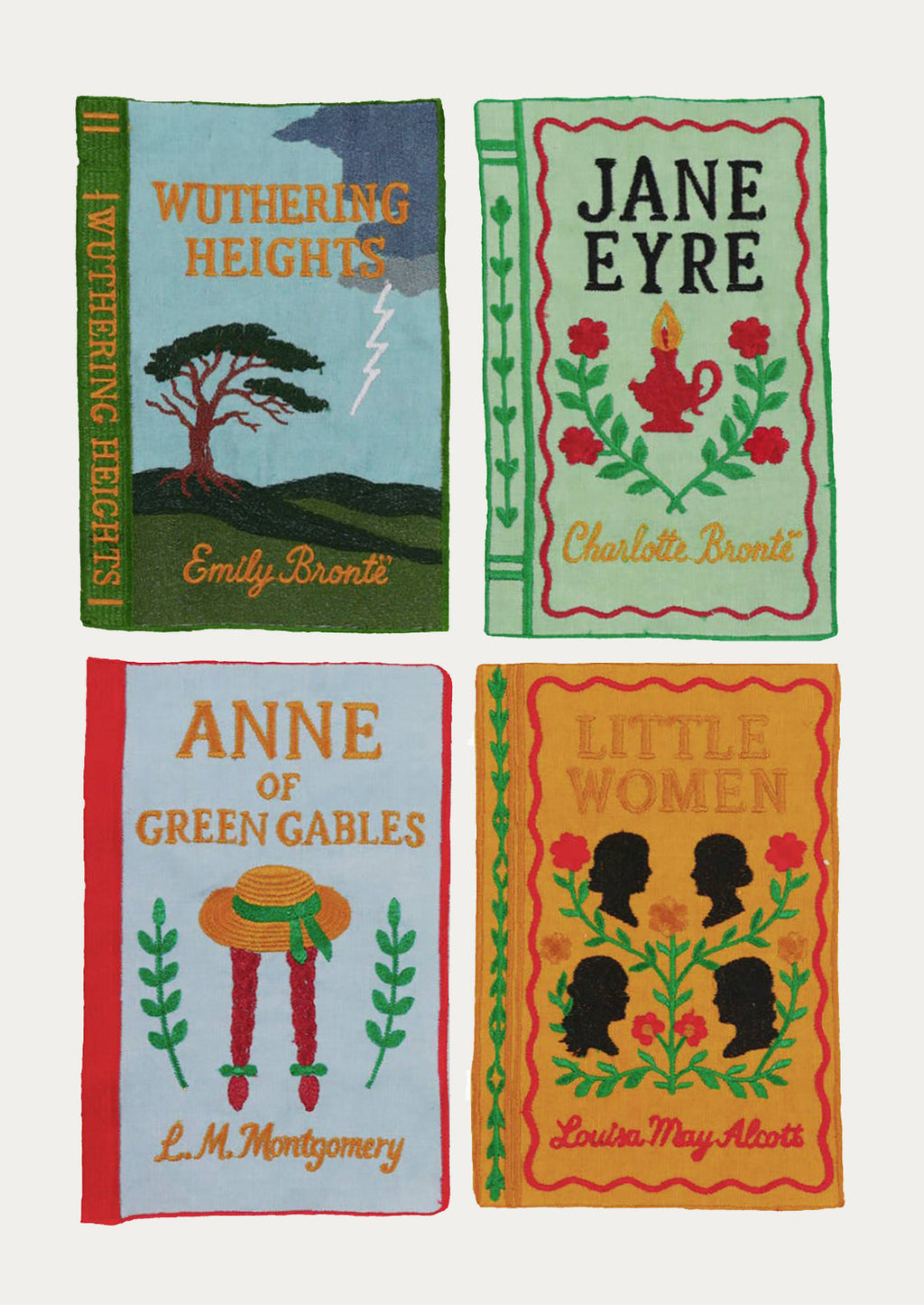 Literary Heroines Cocktail Napkin Set