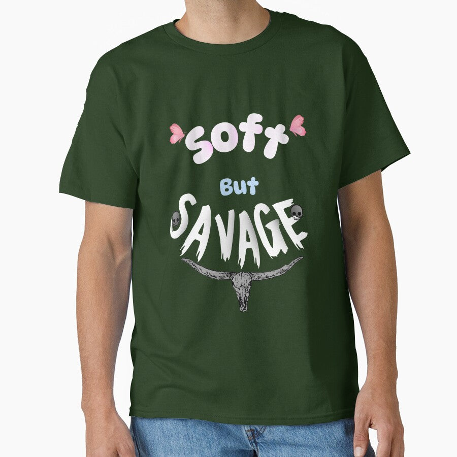 Soft But Savage. by Soft Rage Unisex T-shirt, Sweatshirt, Hoodie, Long Sleeve Tee