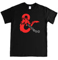DUNGEONS & DRAGONS Dice Logo T-Shirt, DnD Role Play Gaming Gift tee, D&D S - 5XL Unisex T-shirt, Sweatshirt, Hoodie, Long Sleeve Tee