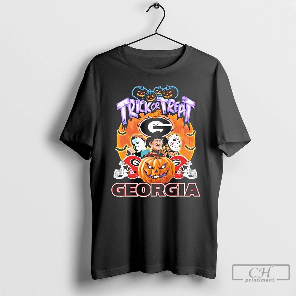 Premium Trick Or Treat Halloween X Georgia Bulldogs T Shirts Unisex T-shirt, Sweatshirt, Hoodie, Long Sleeve Tee